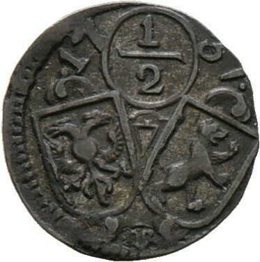 Billon-1/2 Kreuzer 1737, Schweiz-Appenzell-Innerrhoden​