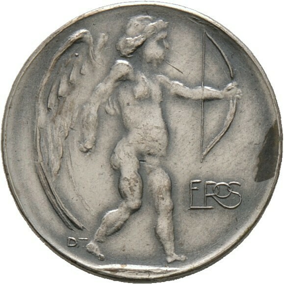 Kleine, versilberte Bronzemedaille o.J. (1905), Dasio, Maximilian, Medailleure