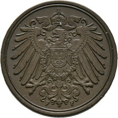 1 Pfennig 1893 F, Kleinmünzen, Deutsche Münzen ab 1871​