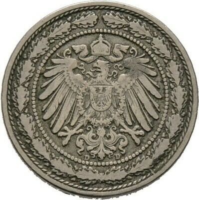 20 Pfennig 1890 D, Kleinmünzen, Deutsche Münzen ab 1871​