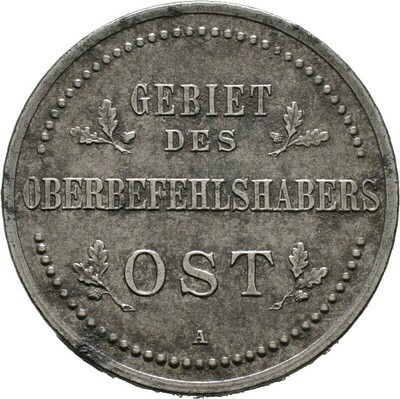 3 Kopeken 1916, Gebiet des Oberbefehlshabers Ost, Besetzte Gebiete (Erster Weltkrieg)