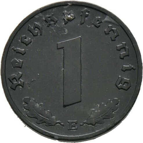1 Reichspfennig 1945, ​​Drittes Reich
