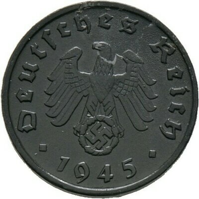 1 Reichspfennig 1945, ​​Drittes Reich