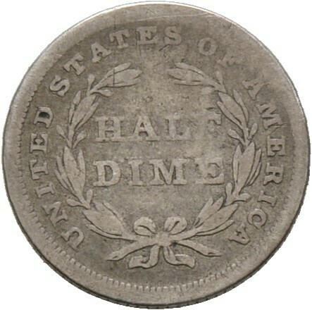 Halfdime 1837, USA