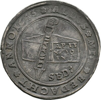 1/2 IV. Glockentaler 1643, August der Jüngere 1635-1666, Braunschweig-Wolfenbüttel​