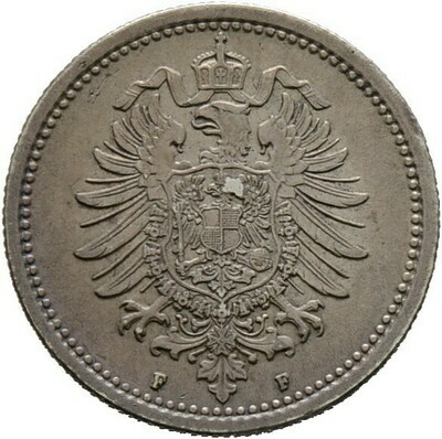 50 Pfennig 1876 F, Kleinmünzen​