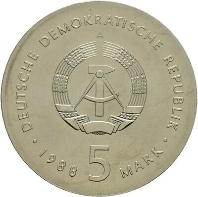5 Mark 1988, Deutsche Demokratische Republik​