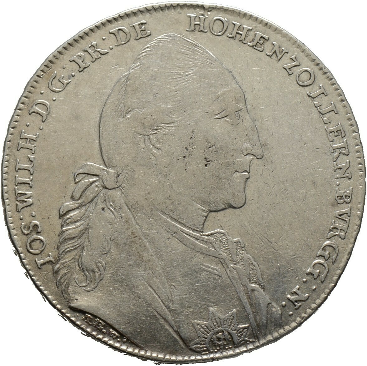 Konventionstaler 1783, Joseph Wilhelm 1750-1798, Hohenzollern-Hechingen​