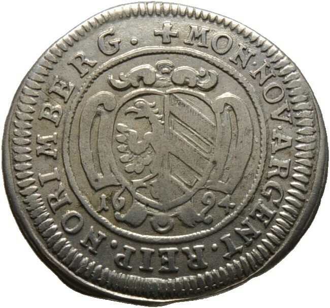 4 Kreuzer 1694, ​Nürnberg, Stadt