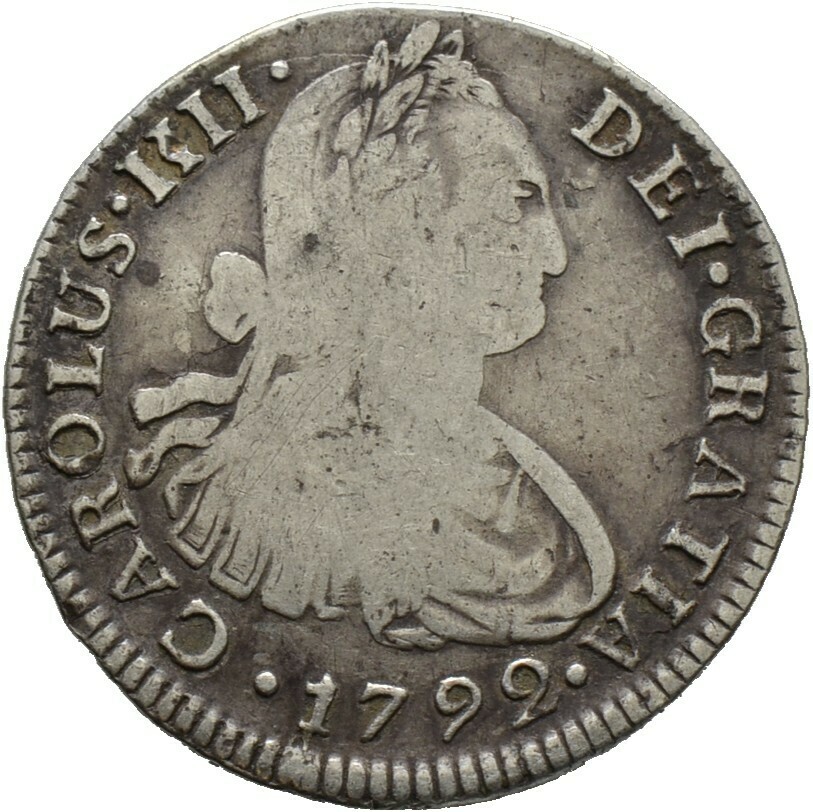 2 Reales 1792, Peru