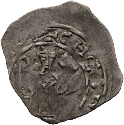 Pfennig -Friesach-, Eberhard II. von Regensburg 1200-1246, Salzburg, Erzbistum