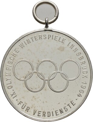 Tragbare Silbermedaille 1964, 2. Republik seit 1945, Haus Österreich​
