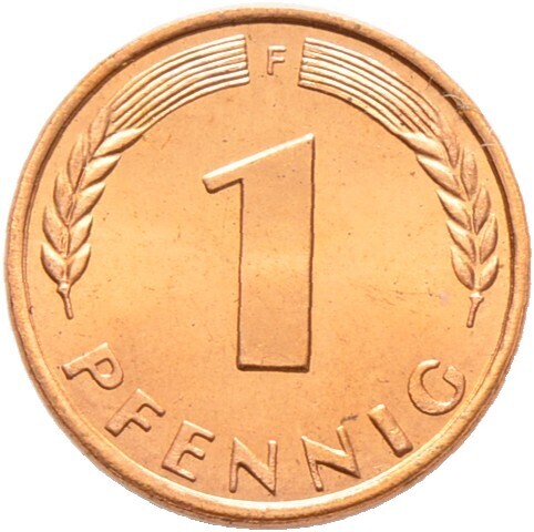 1 Pfennig 1948 F, Bank Deutscher Länder