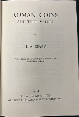 Seaby, Herbert A. Roman Coins and their values