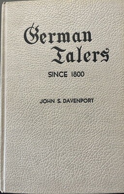 ​Davenport, John S.​ German Talers since 1800