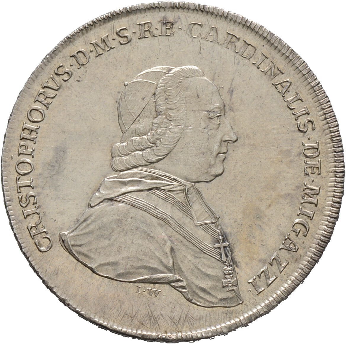 Taler 1781, ​Kardinal Christoph Migazzi, Wien, Erzbistum