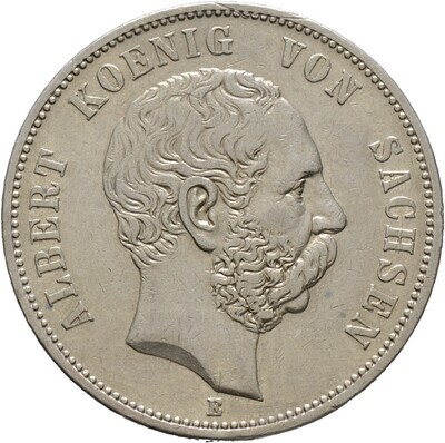 5 Mark 1902 E, Albert, Sachsen
