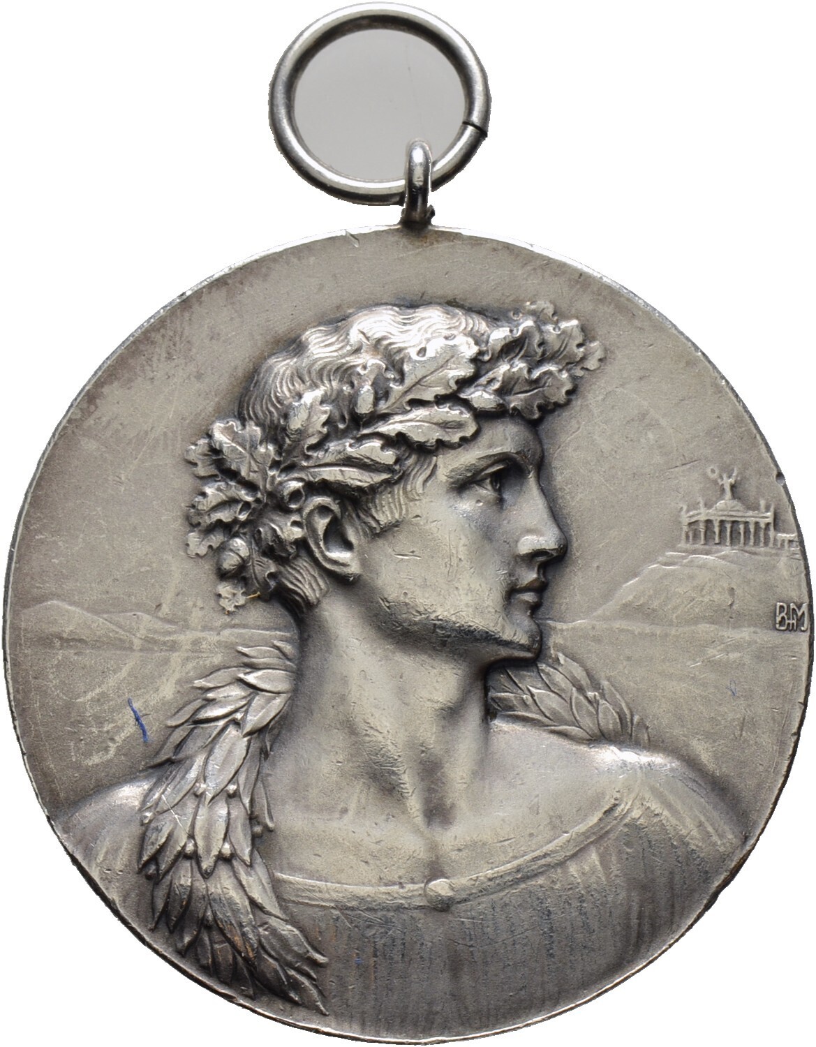 ​Tragbare silberne Prämienmedaille 1927, Stuttgart