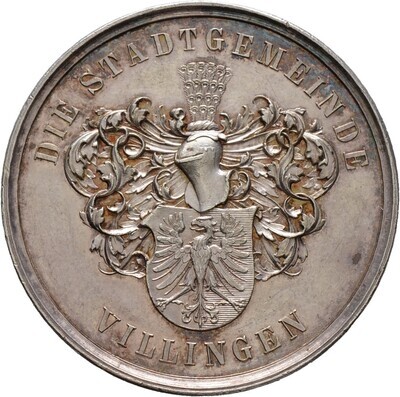 ​Silberne Prämienmedaille o.J. (um 1900), Villingen (Schwarzwald)