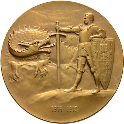 Bronzemedaille 1915, ​Franz Josef I., Haus Österreich