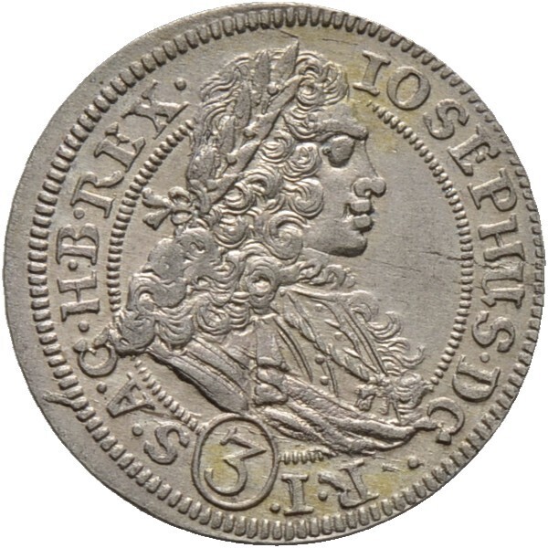 Groschen 1707, ​Josef I., Haus Habsburg