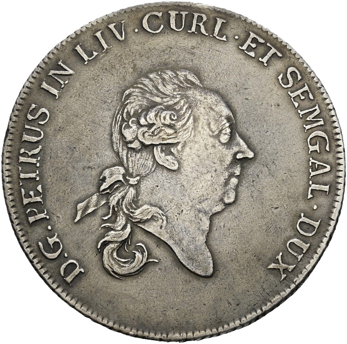 Taler 1780, Peter Biron, Baltikum-Kurland