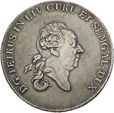 Taler 1780, Peter Biron, Baltikum-Kurland