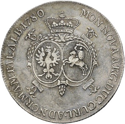 Taler 1780, Peter Biron, Baltikum-Kurland