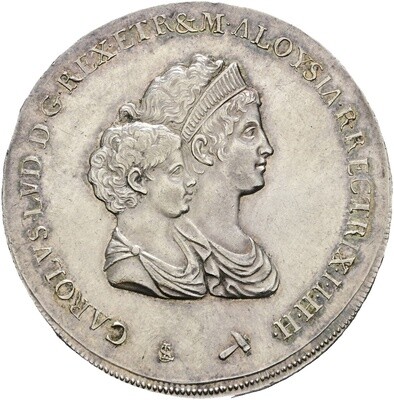 10 Lire 1803, ​Carlo Ludovico di Borbone, unter Vormundschaft seiner Mutter Maria Luiga, ​Italien-Toskana