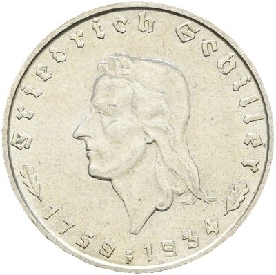 ​2 Reichsmark 1934 F, Drittes Reich