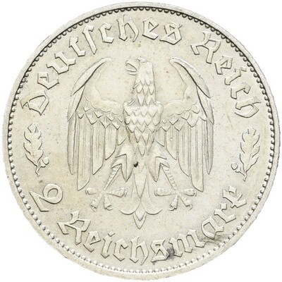 ​2 Reichsmark 1934 F, Drittes Reich
