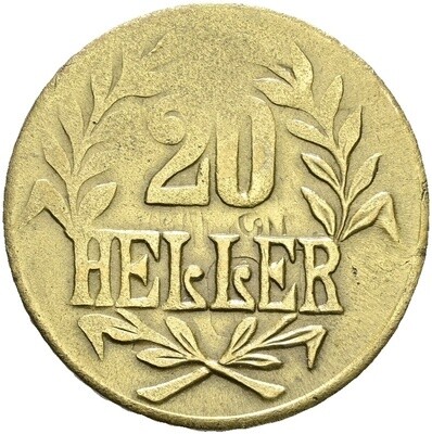 ​20 Heller 1916, Deutsch-Ostafrika