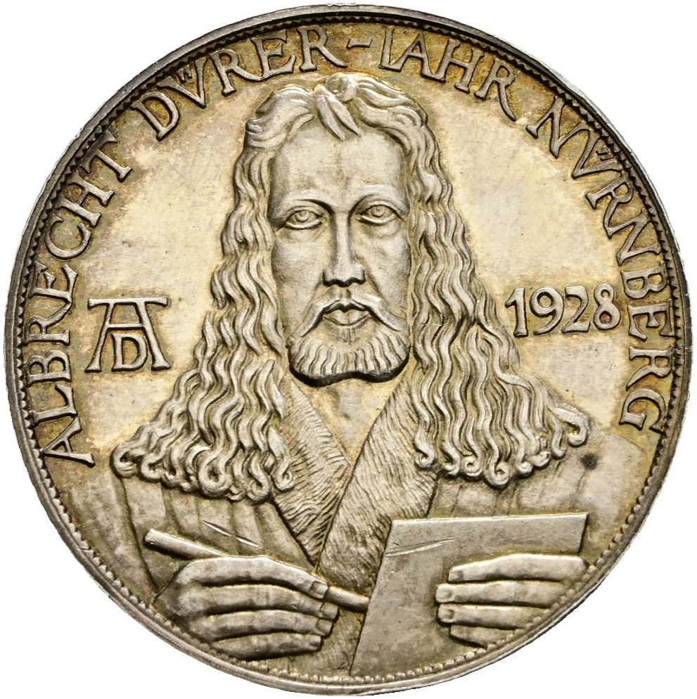 ​Silbermedaille 1928, Nürnberg, Stadt