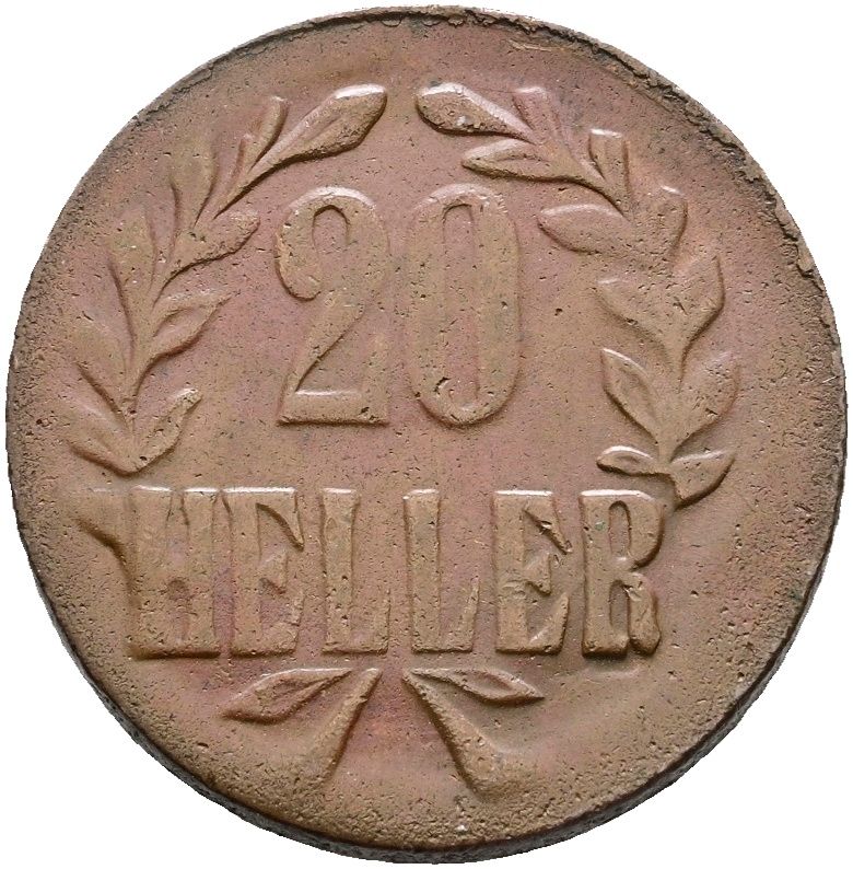 ​20 Heller 1916, Deutsch-Ostafrika