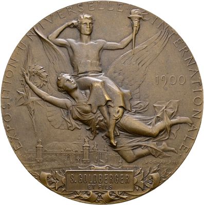Bronzene Prämienmedaille 1900, Frankreich-3. Republik