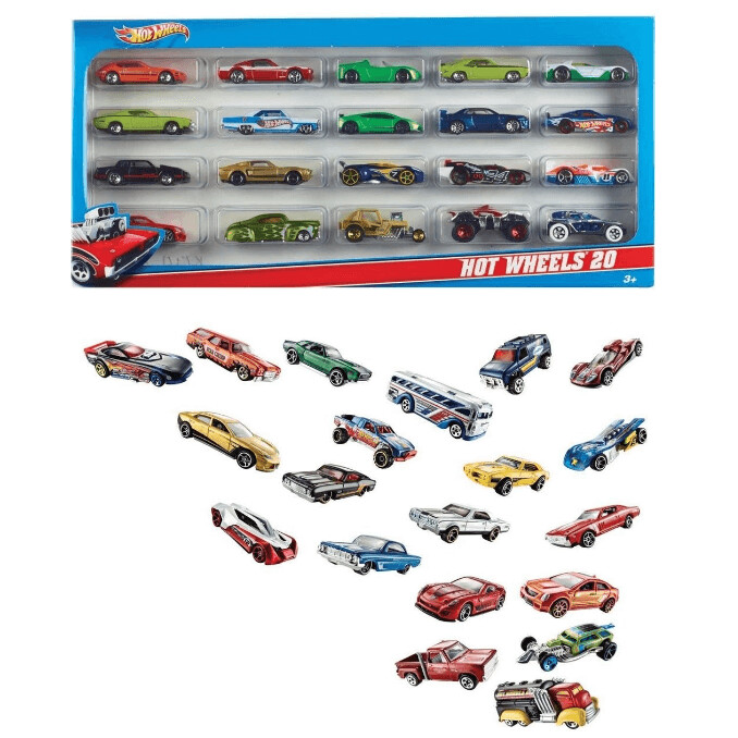 Conjunto Com 20 Carrinhos Hot Wheels Mattel H7045 em Promoção na Americanas