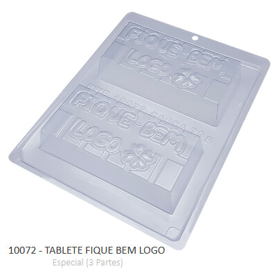 Forma Especial Tablete Fique Bem Logo 10072 - Bwb
