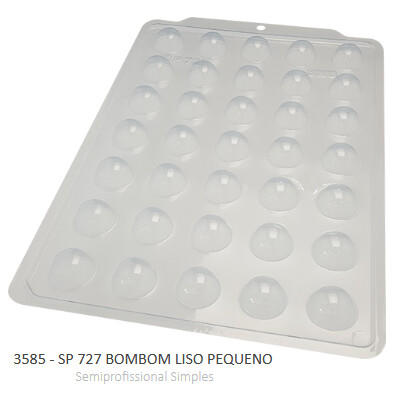 Forma Simples Sp 727 Bombom Liso Pequeno 3585 - Bwb