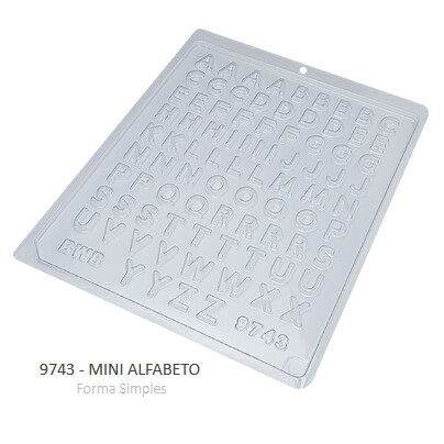 Forma Simples Mini Alfabeto 9743 - Bwb
