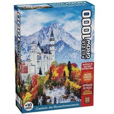 Puzzle 1000 Pecas Castelo De Neuschwanstein 03734 Grow