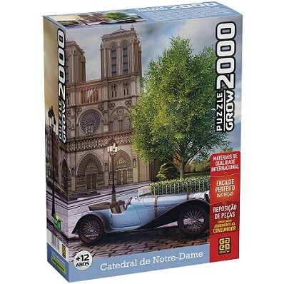 Puzzle 2000 Pecas Catedral De Notre-Dame 03745 Grow