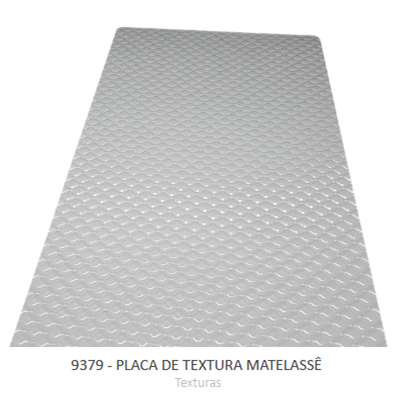 Forma Simples Placa De Textura Matelasse 9379 - Bwb