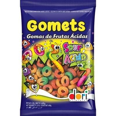 Bala Gomets Anel Frut Acida Dori 600G