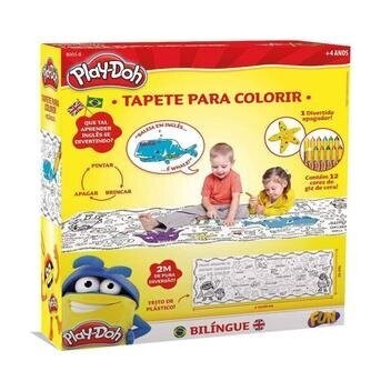 Play Doh Tapete Para Colorir Bilingue F0030-8 Fun Toys