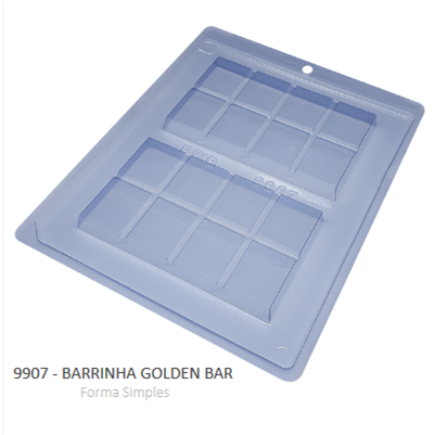 Forma Simples Barrinha Golden Bar 9907 - Bwb