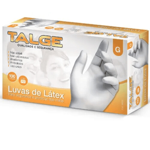 Luva Descart Latex Talge G C/100