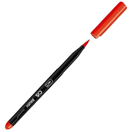 Marcador Cis Brush Vermelho Escuro 15 - Sertic