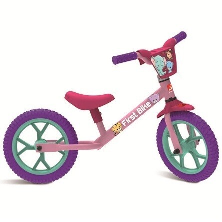 Bicicleta De Equilibrio Balance Rosa 3401 Brinquedos Bandeirante