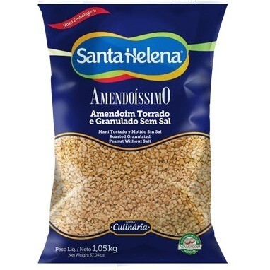 Amendoim Torrado Granulado S/Sal 500G Sta Helena