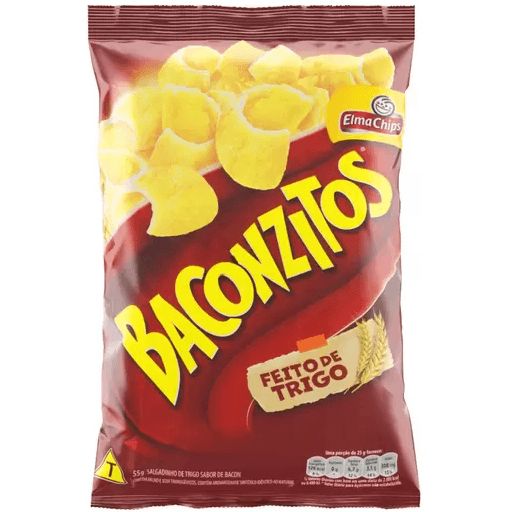 Salgadinho Baconzitos 42G C/10 Elmachips